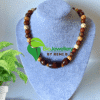 Brown Wooden Beads Necklace