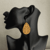 Tear-Drop Wooden Earrings