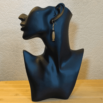 Barrel Beads Drop Earrings