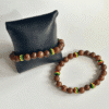 Rasta-Inspired Beaded Bracelet
