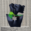 Wooden Floral Drop Earrings