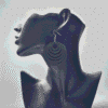 Boho Wooden Disc Earrings