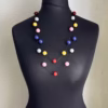Double Strand Mix Acrylic Beads Necklace