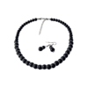 Midnight Elegance - Eco-Chic Black Bead Jewellery Set