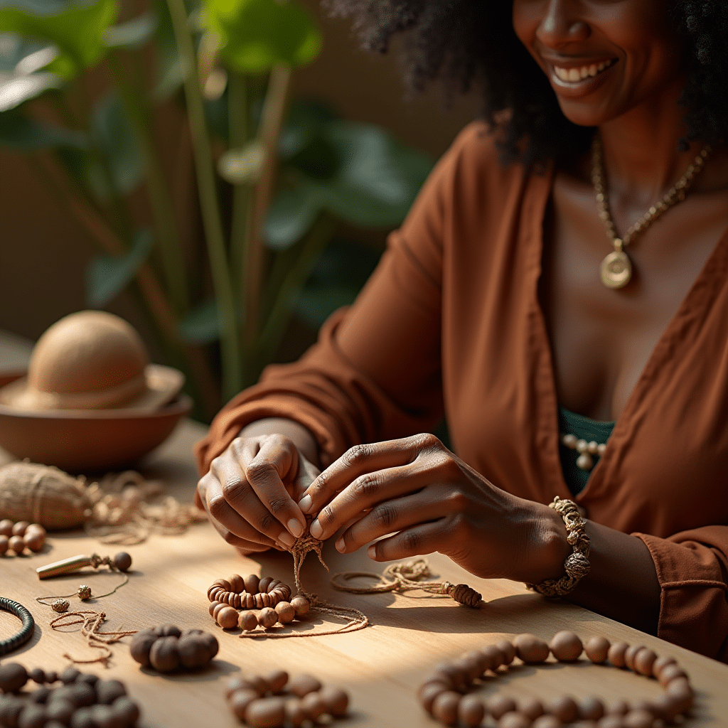 Creativity at work - sustainable jewellery making