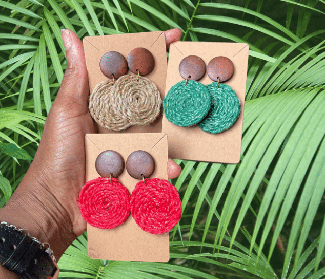 twine earrings