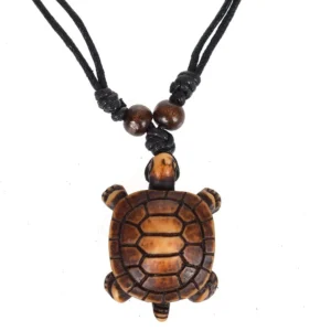 Unisex Ethnic Sea Turtle Pendant  Necklace
